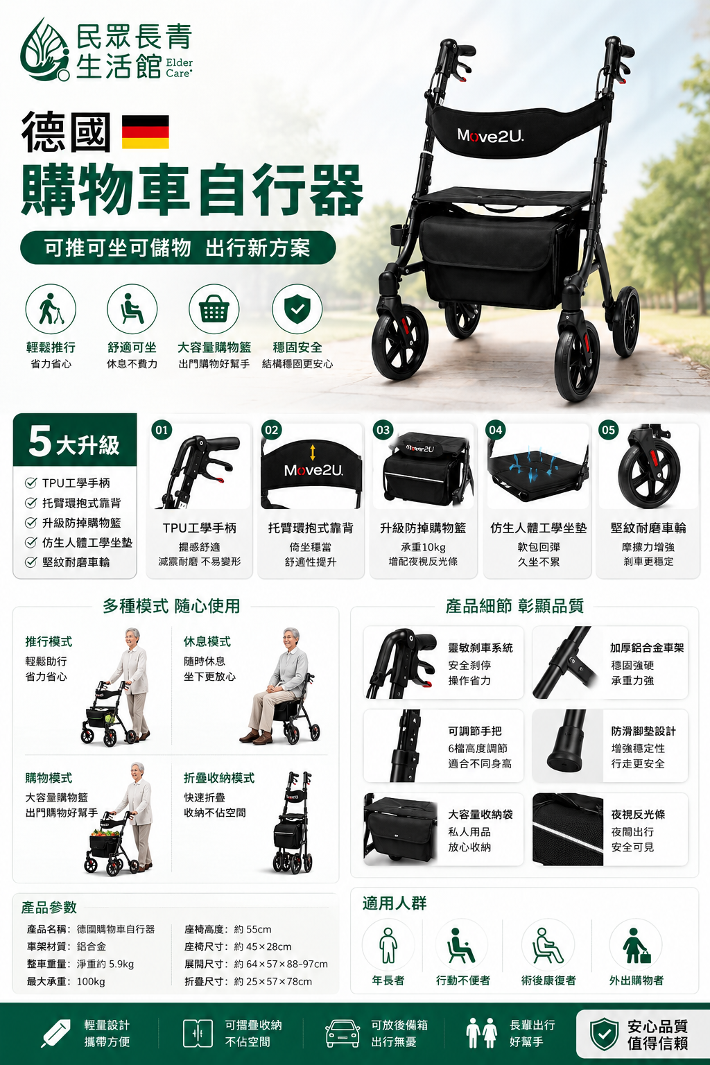 德國 購物車助行器