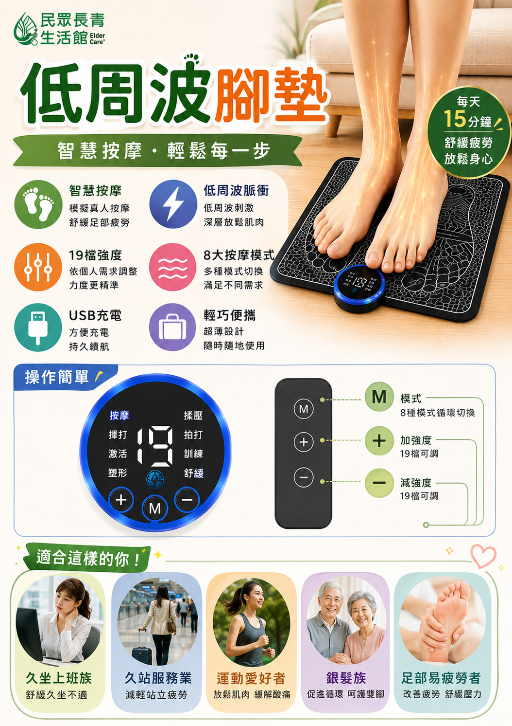 低周波調理腳墊