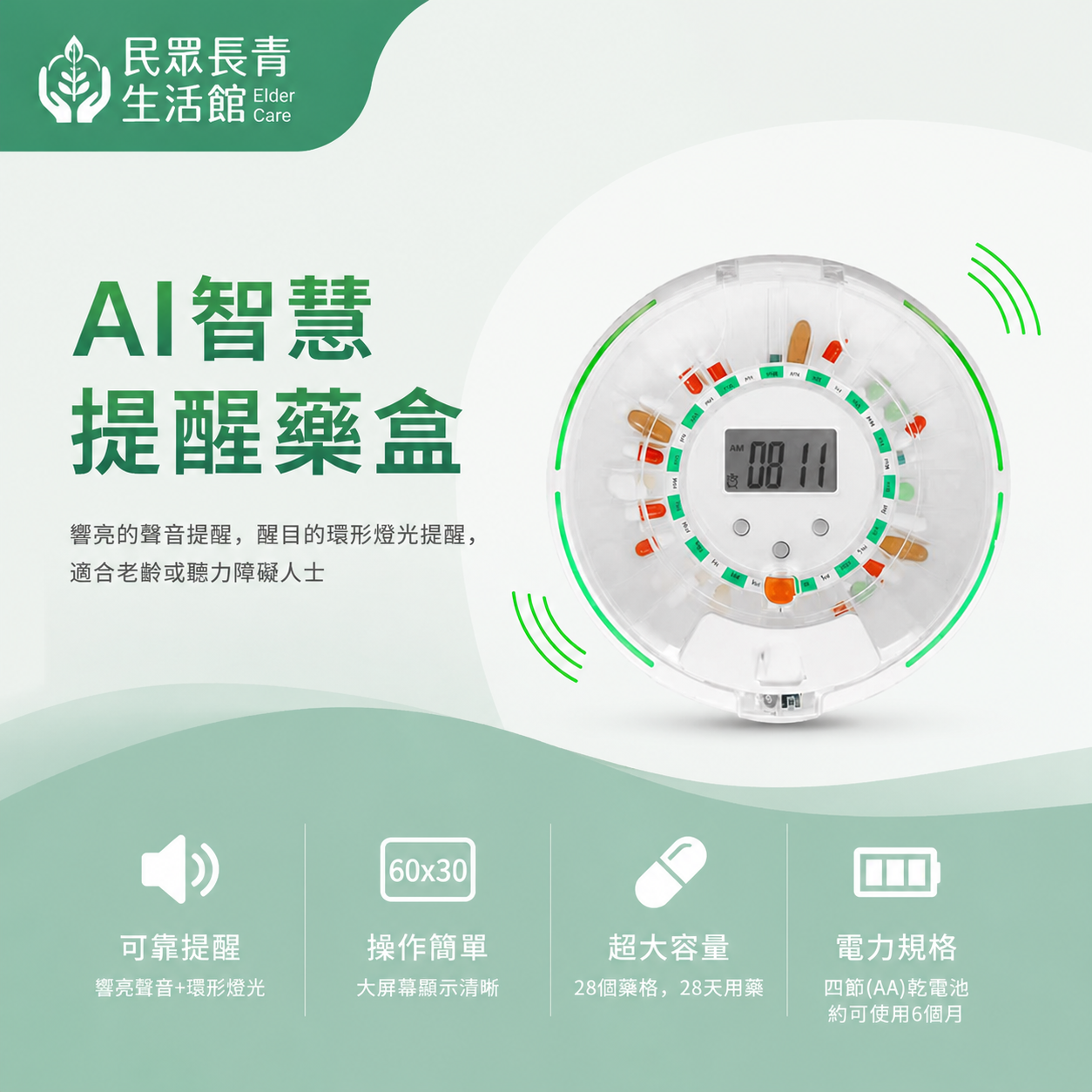 AI用藥提醒盒