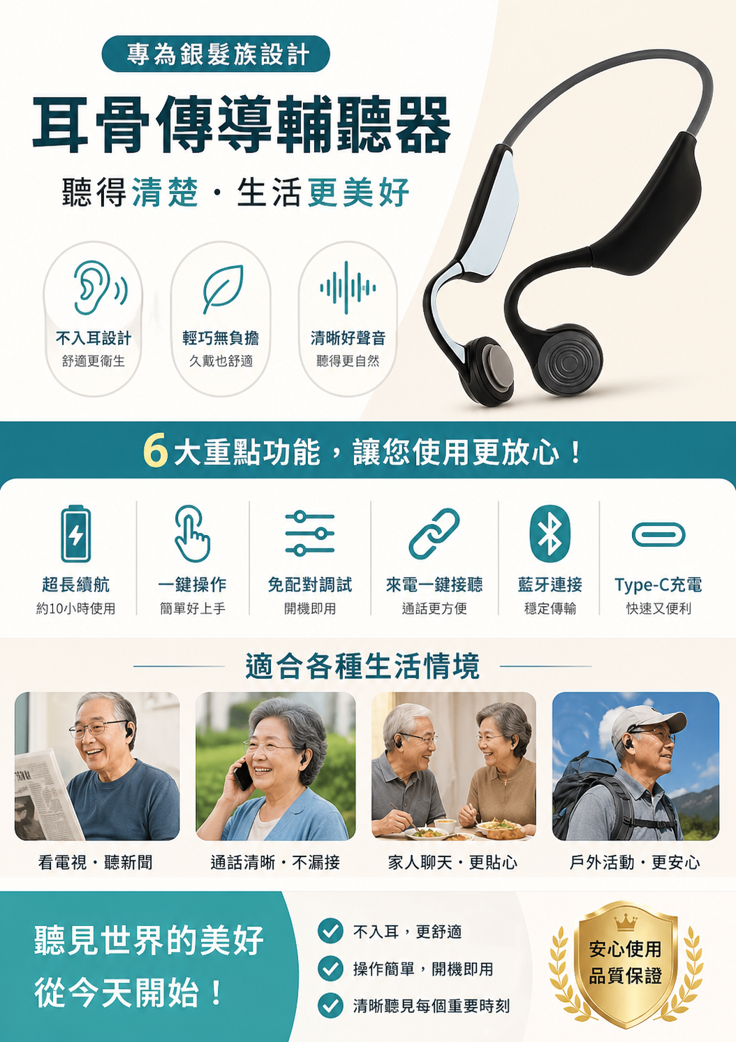骨傳導輔聽器