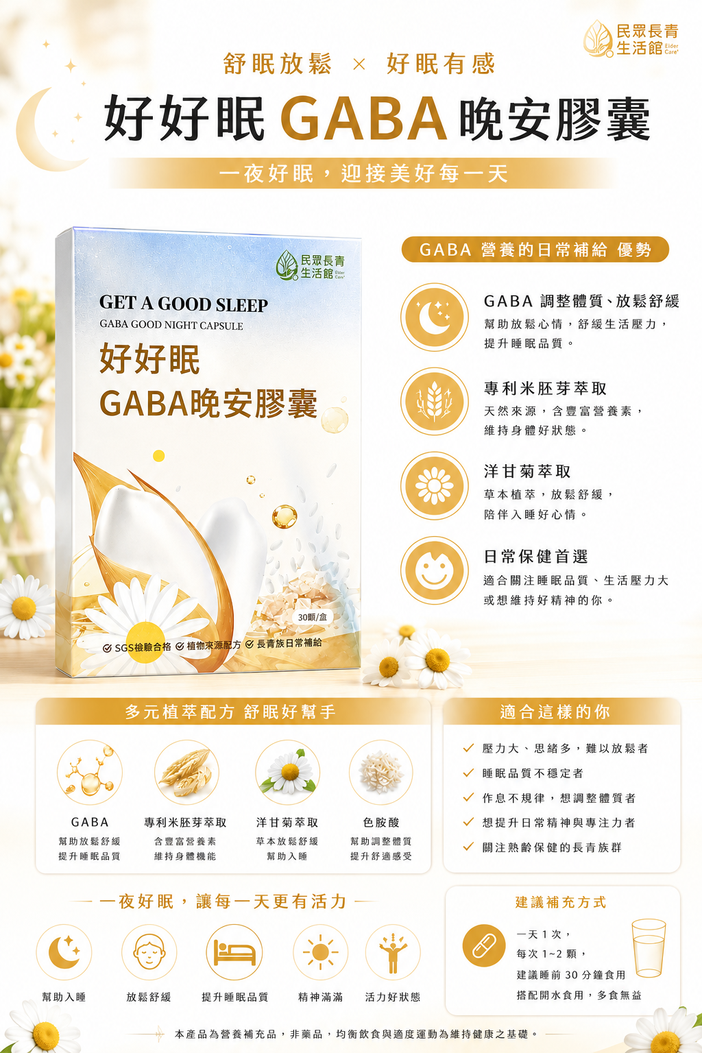 好好眠舒眠晚安膠囊