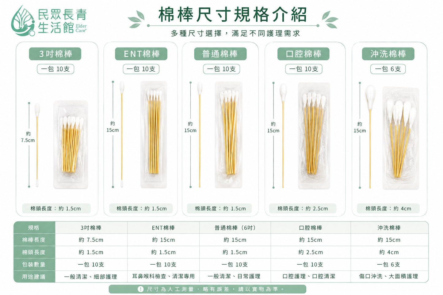 蓓莉雅 滅菌棉棒系列
