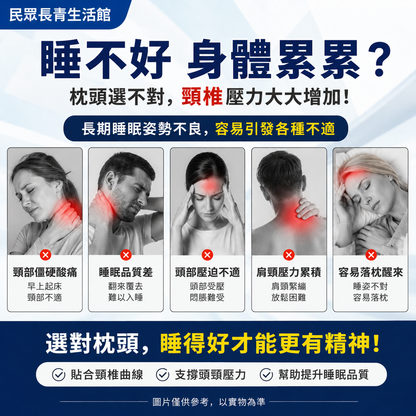 健康護頸記憶枕