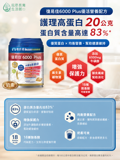 百仕可 復易佳6000 plus 營養素