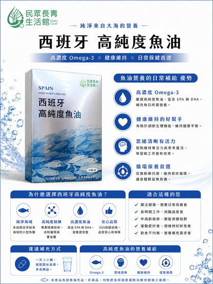 高純度魚油Omega配方