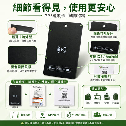 GPS追蹤卡片