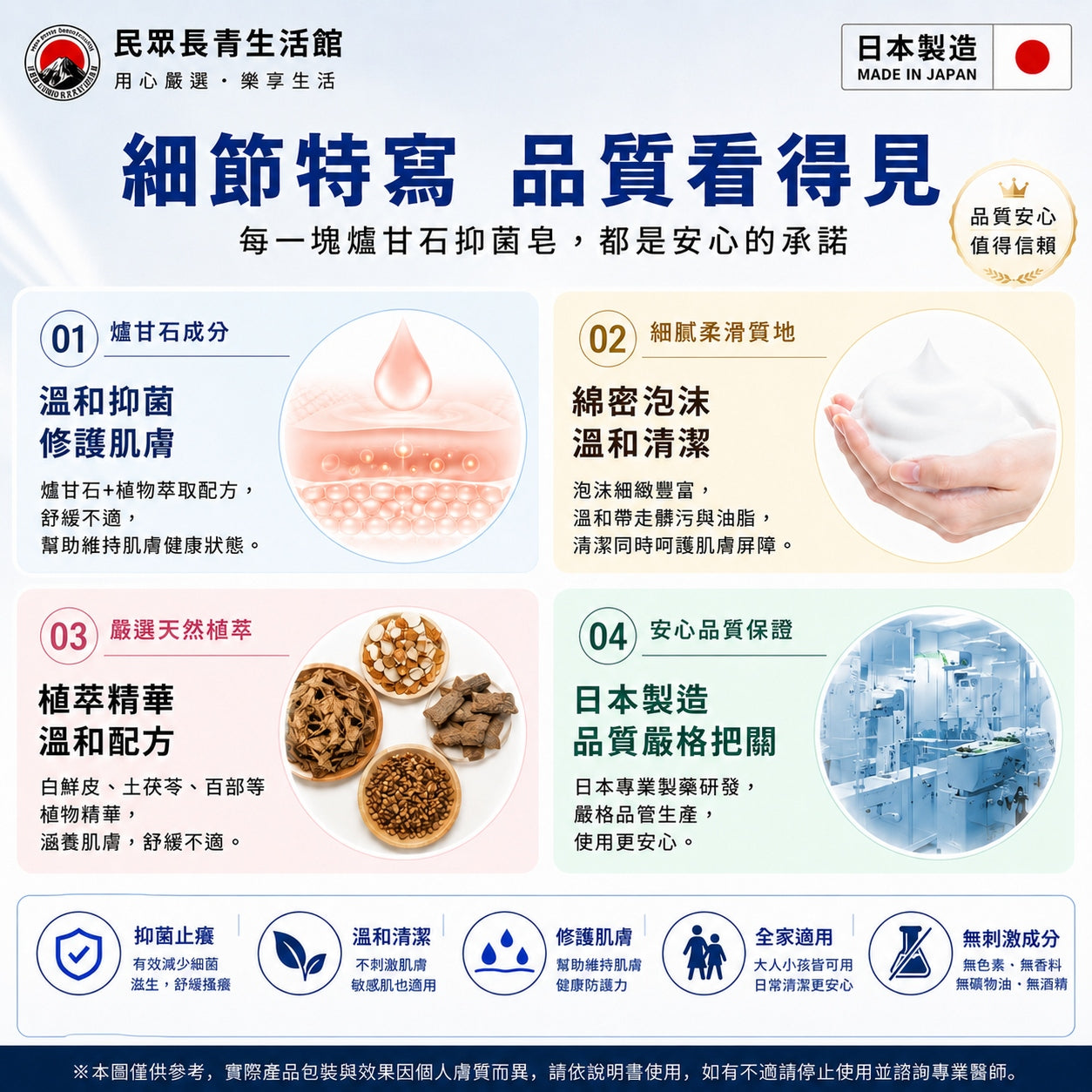 爐甘石抑菌皂